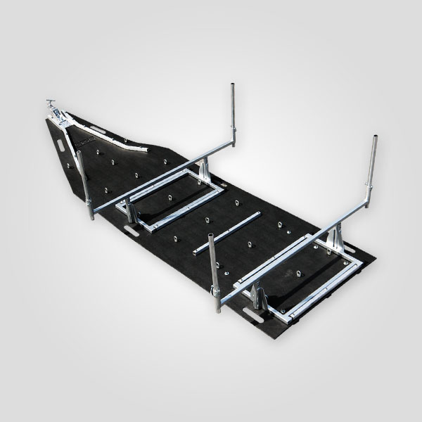 Karyon Snowmobile Sleigh Module - 4' x 8' Material Support Rack Set